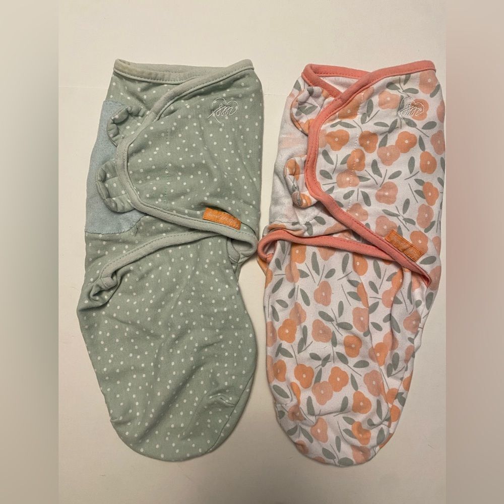 SwaddleMe Velcro Baby Swaddles Small/Medium BUNDLE